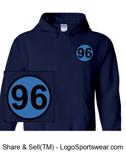 '96 Adult Heavy Blend Hooded Sweatshirt (96 patch) Design Zoom